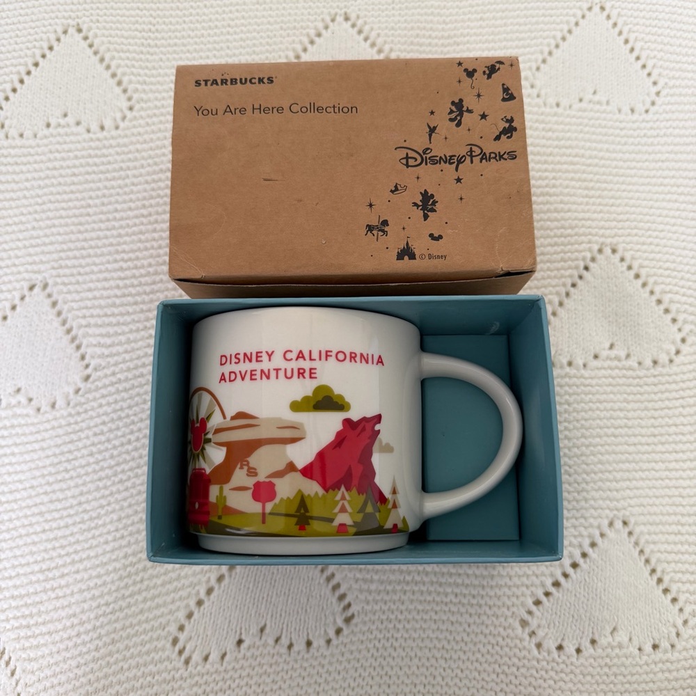 Disney California Adventure Starbucks Mug 14oz You Are Here Collection